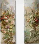 unknow artist Floral, beautiful classical still life of flowers.099 oil on canvas